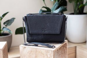 Deadstock purse from the Ahimsa collective